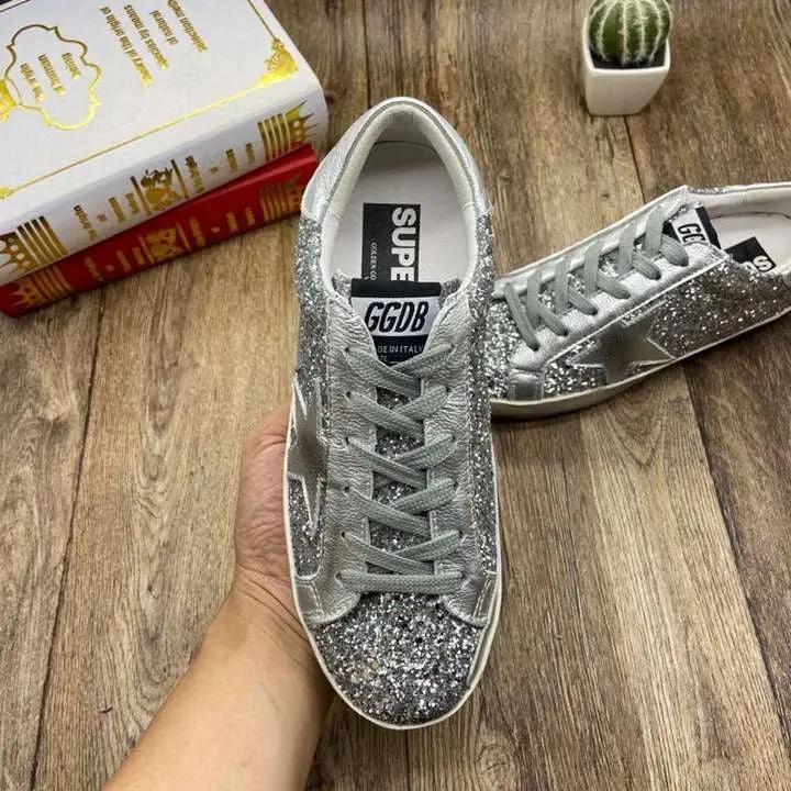 Golden Goose Silver (whole) tenisice — prednji prikaz