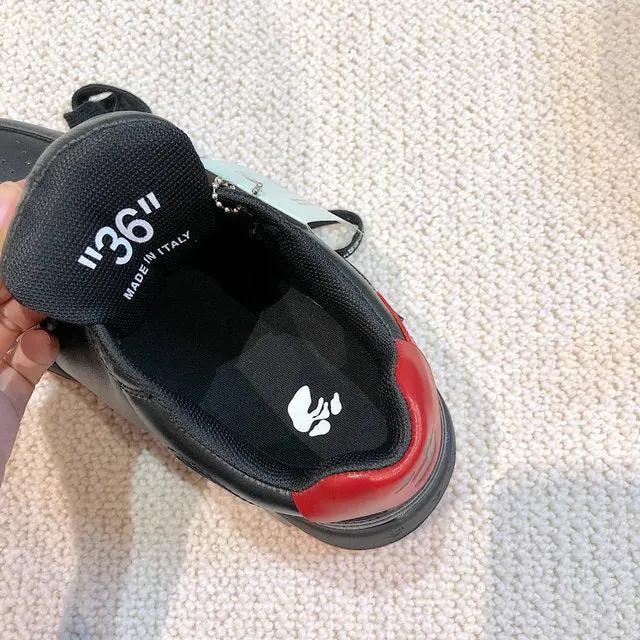 Off white Out of office black red tenisice — gornji prikaz