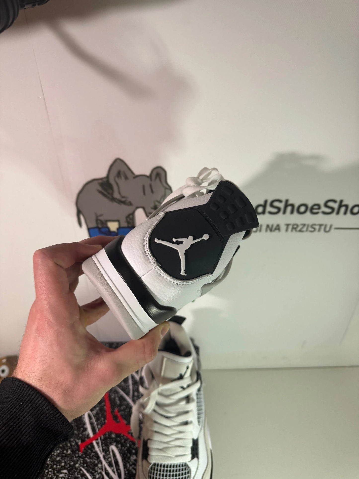 Jordan 4 Military Black tenisice — fotografija 6
