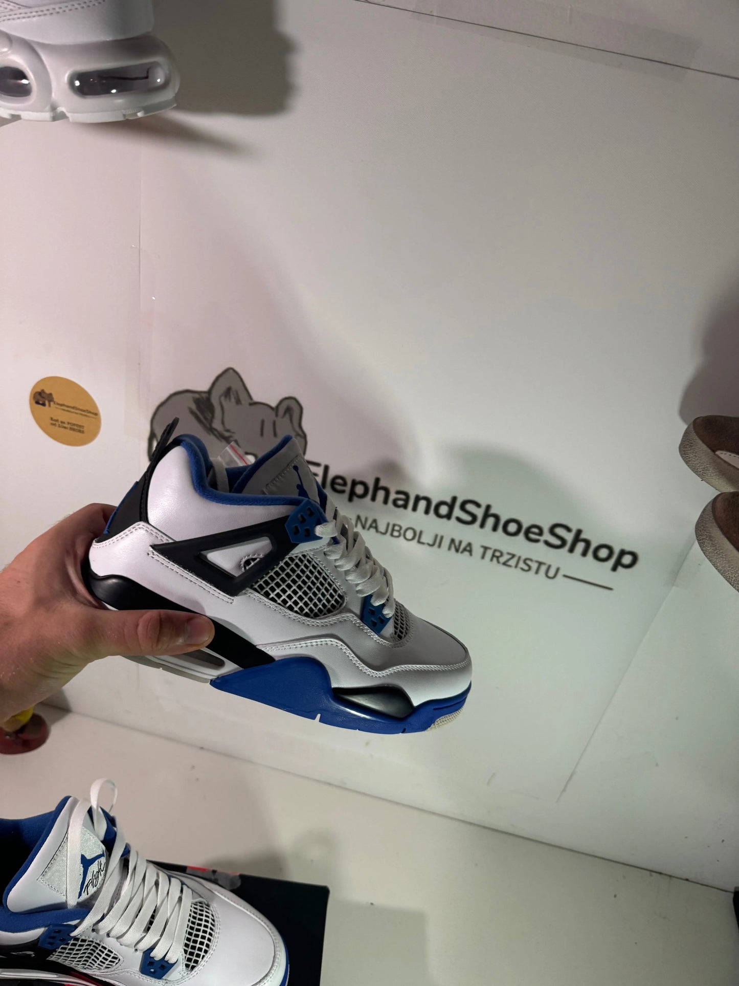 Jordan 4 Moto Sport tenisice — detalj