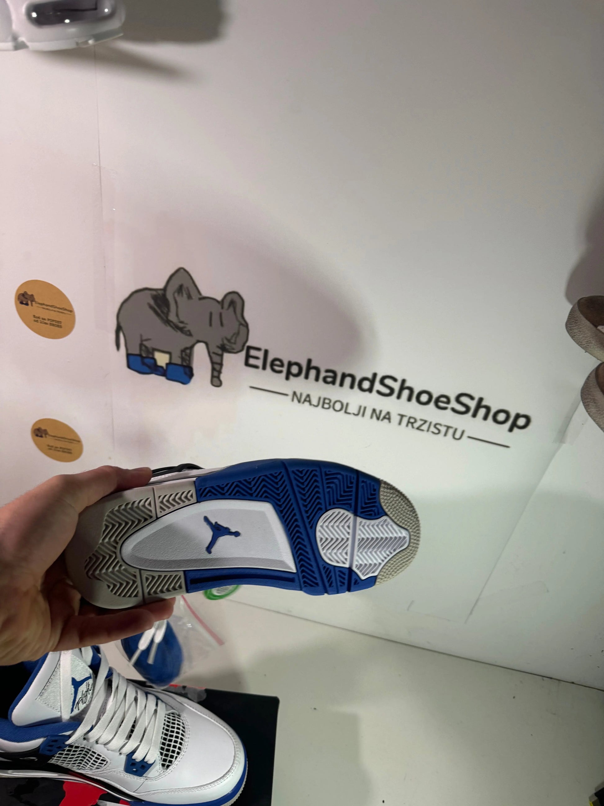Jordan 4 Moto Sport tenisice — gornji prikaz