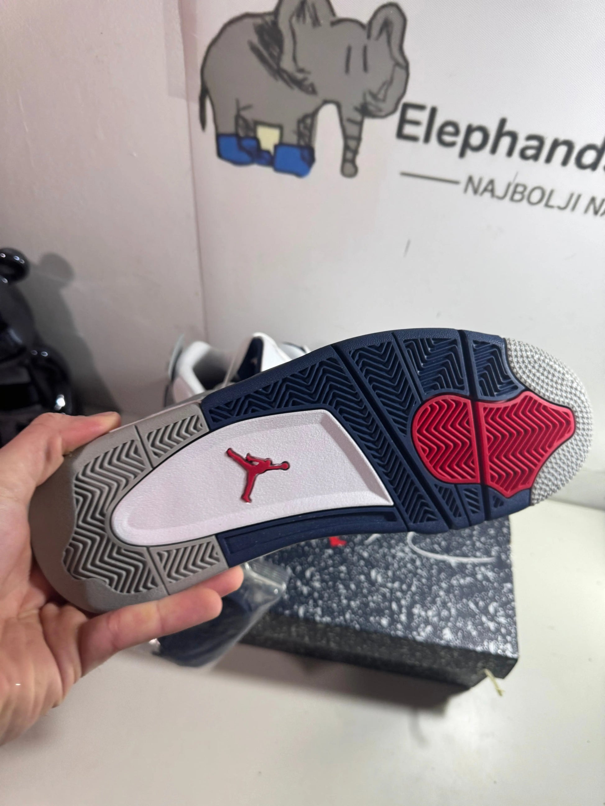 Jordan 4 Navy tenisice — fotografija 6