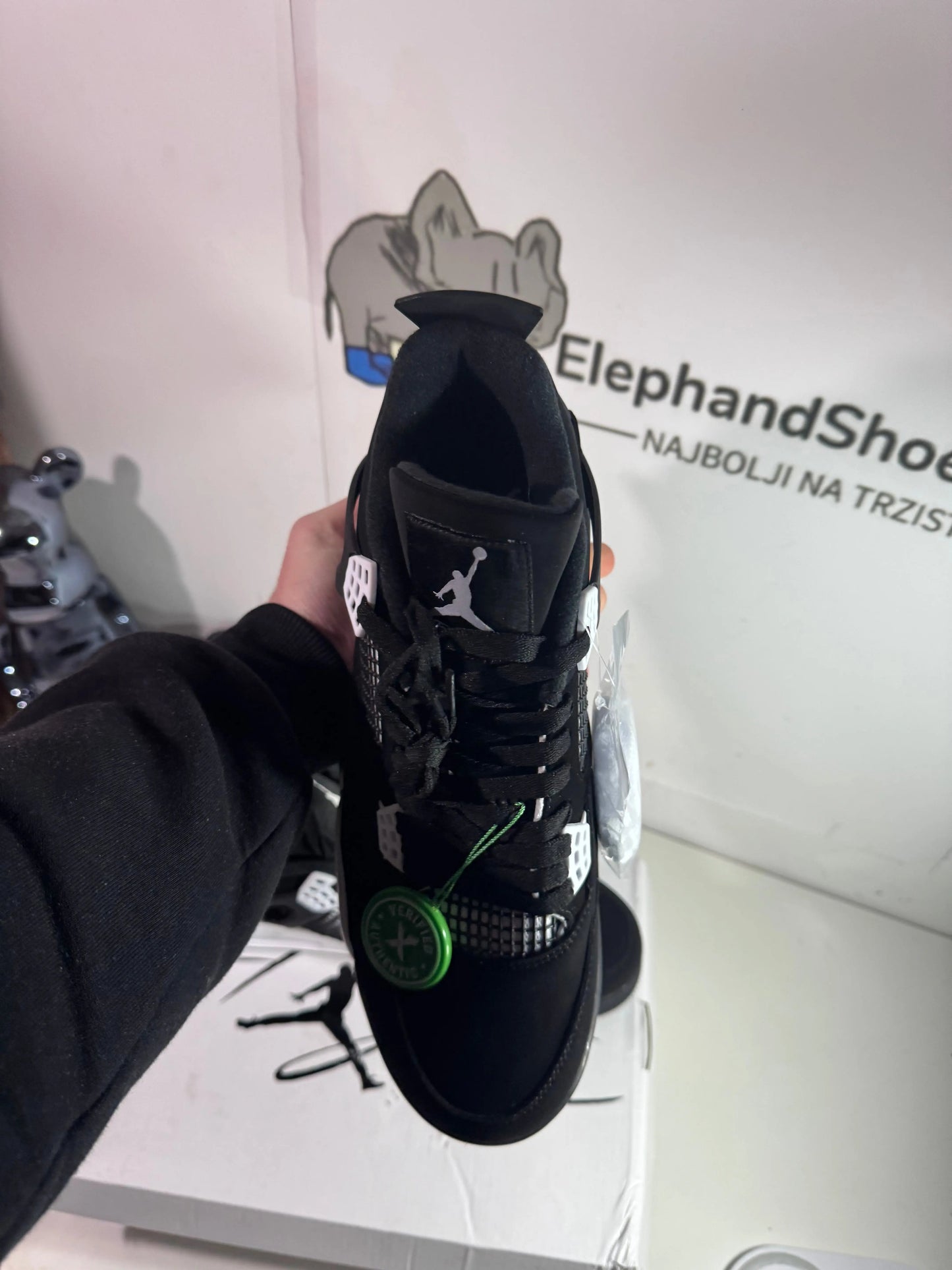 Jordan 4 Thunder White tenisice — fotografija 6