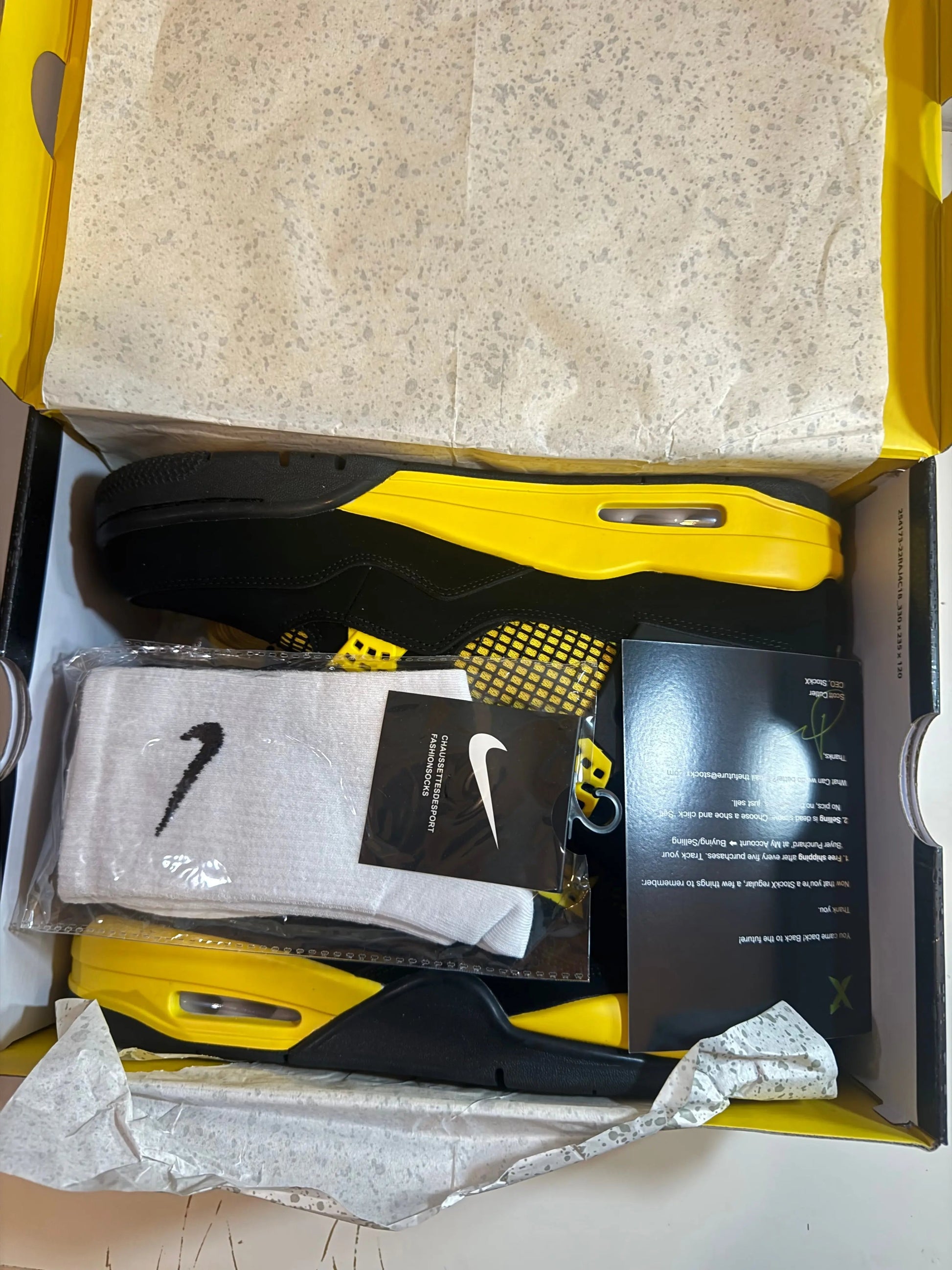 Jordan 4 Thunder tenisice — detalj