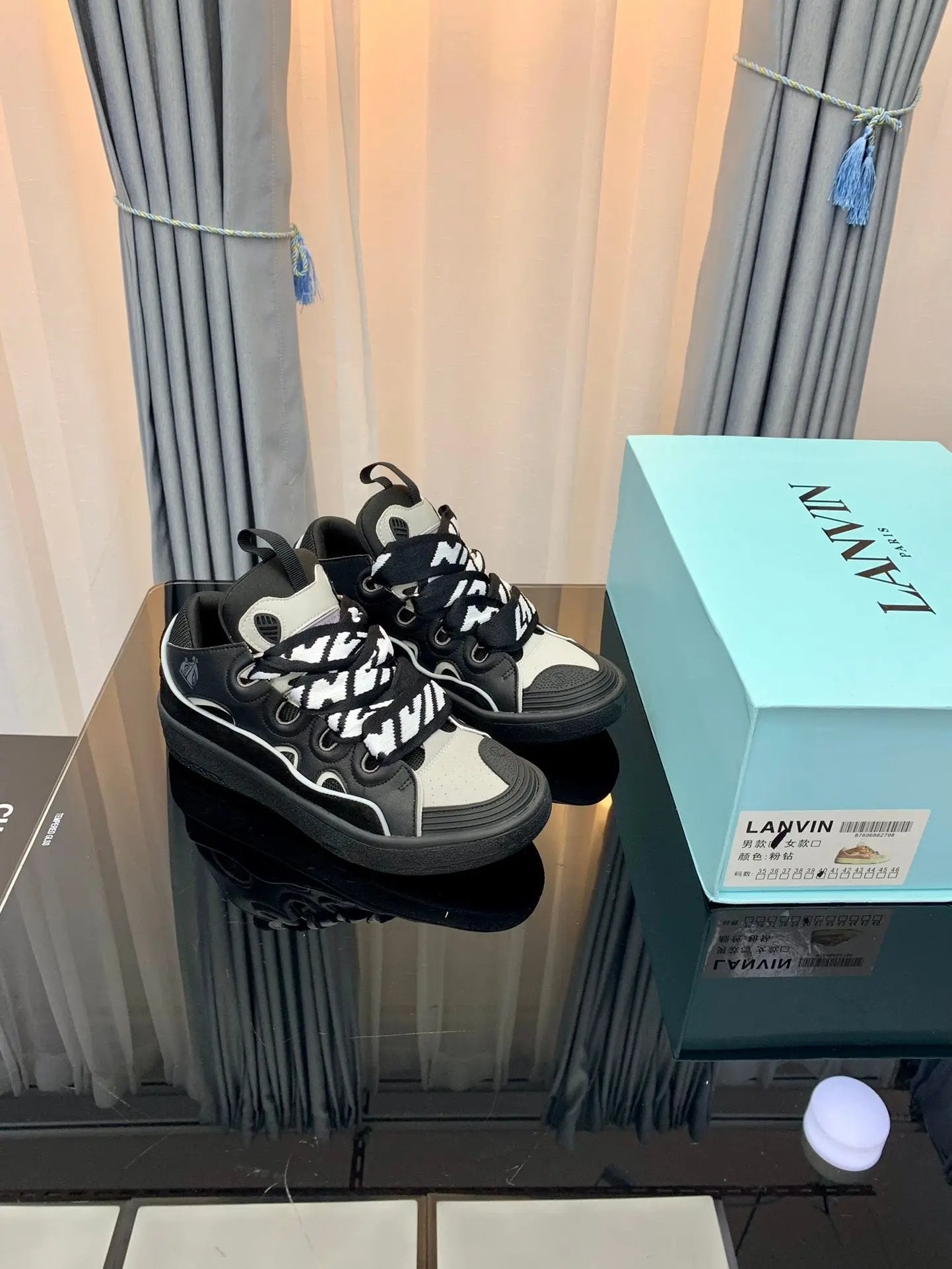 Lanvin Black/White tenisice — fotografija 6