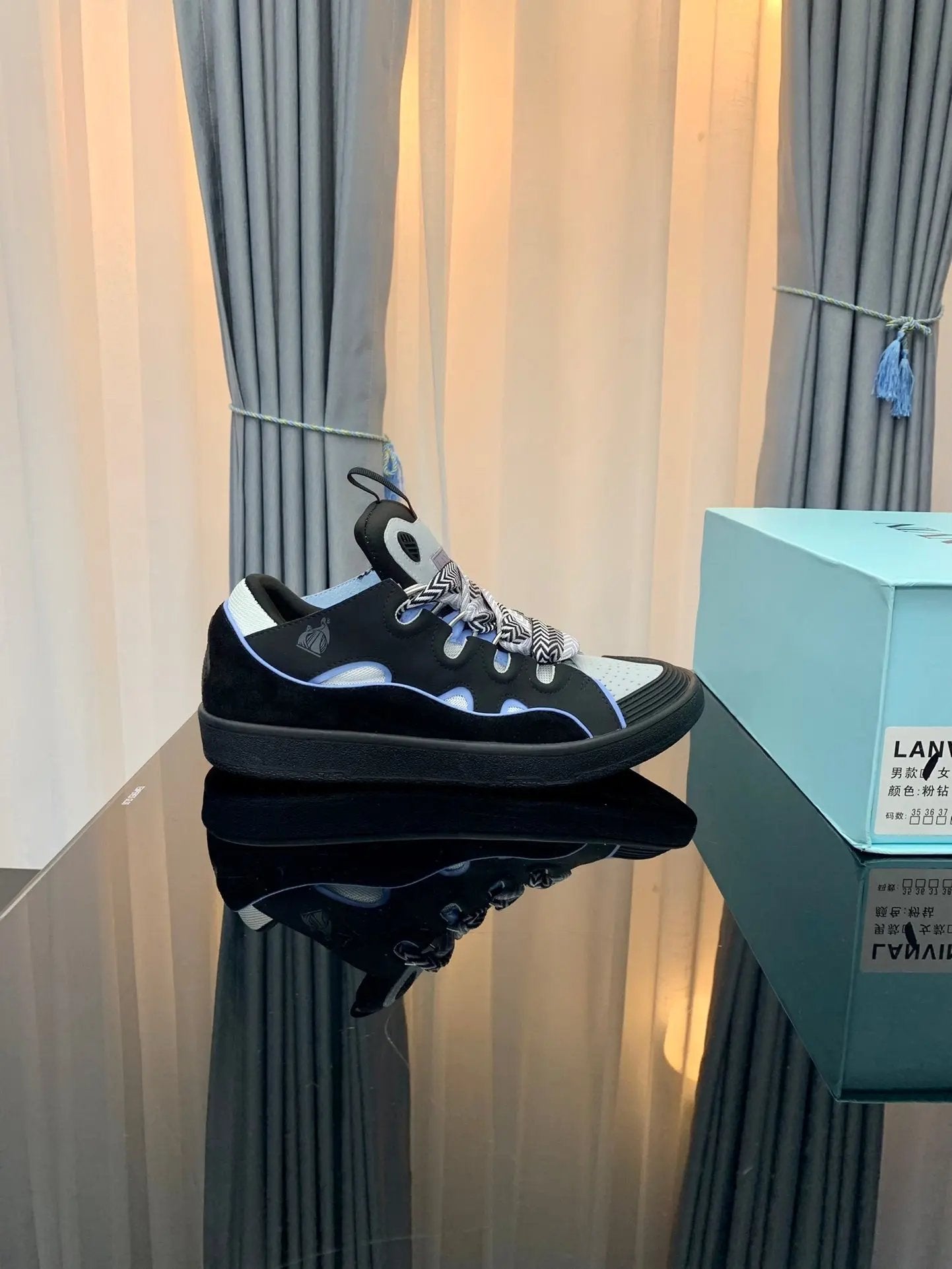 Lanvin Blue/Black tenisice — fotografija 7