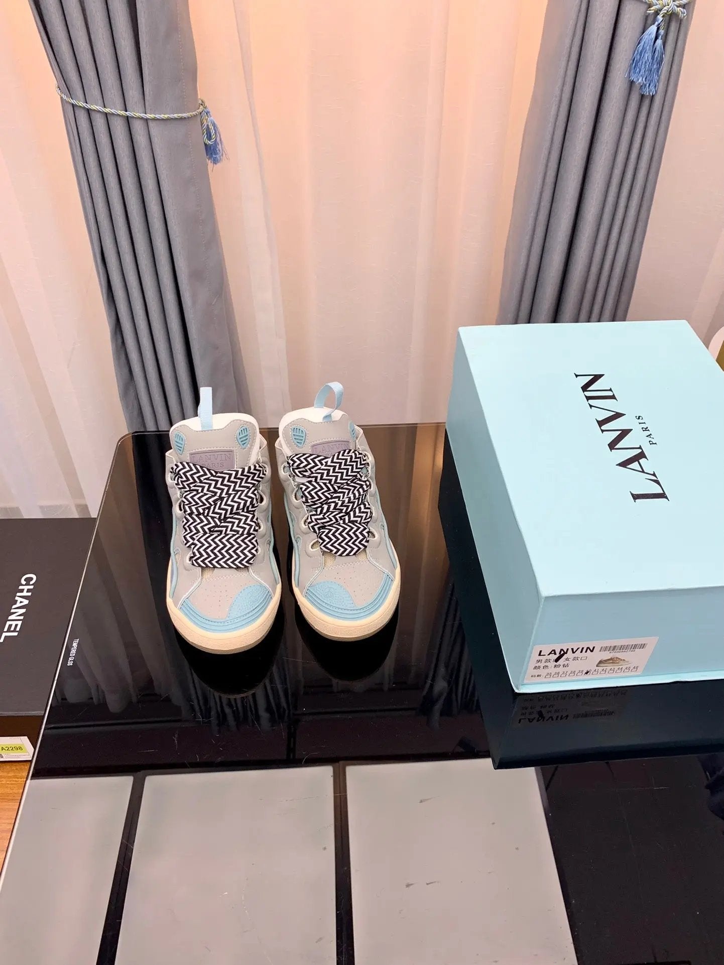 Lanvin Blue tenisice — gornji prikaz