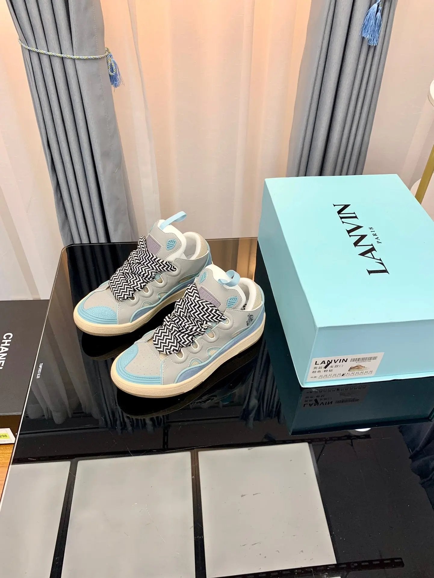 Lanvin Blue tenisice — straga