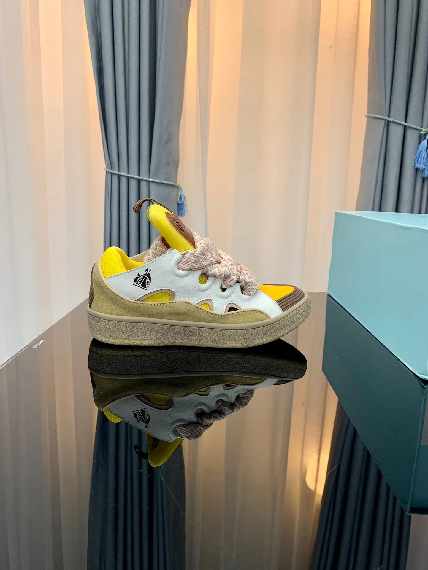 Lanvin Yellow tenisice — prednji prikaz