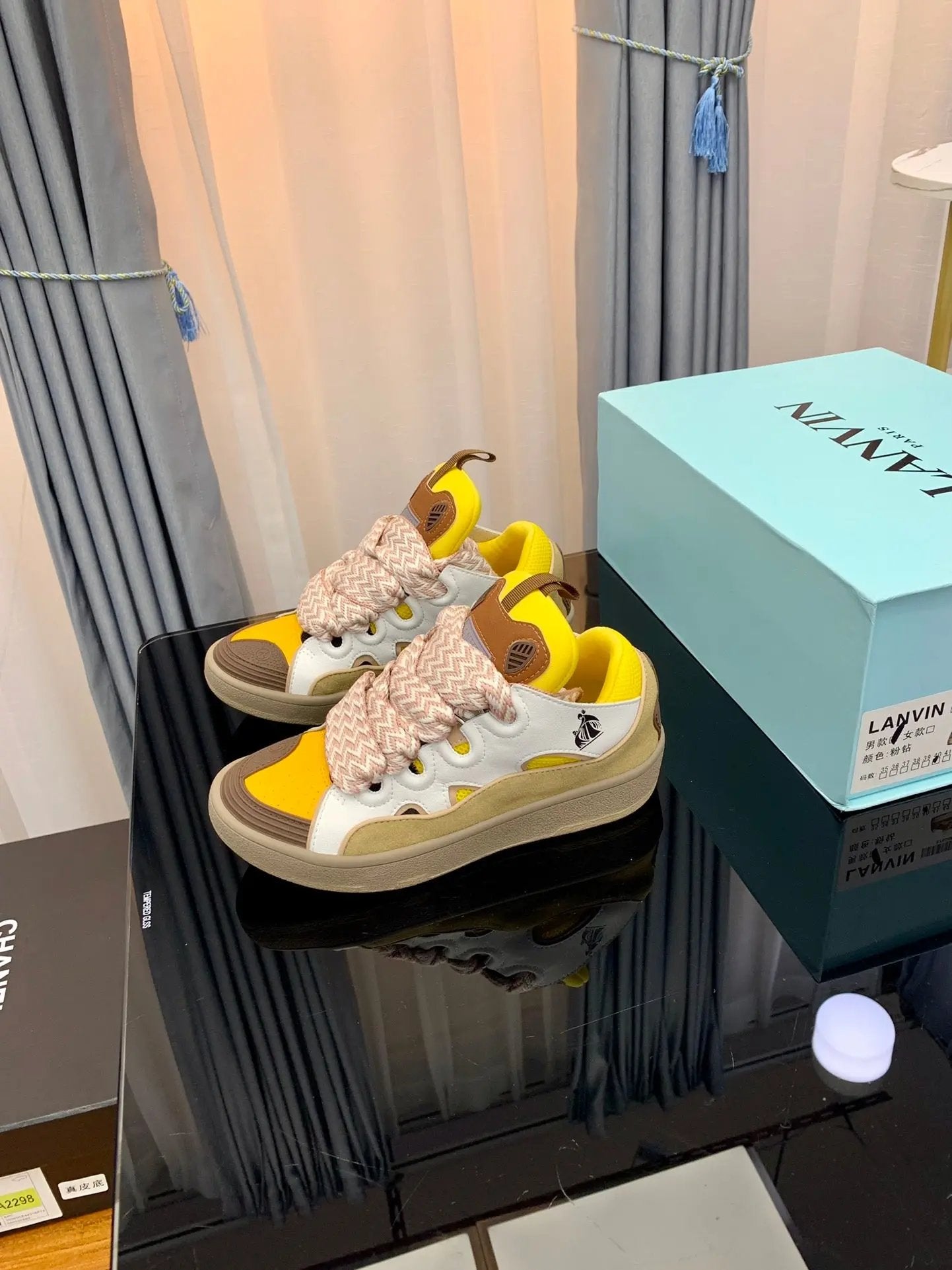 Lanvin Yellow tenisice — gornji prikaz