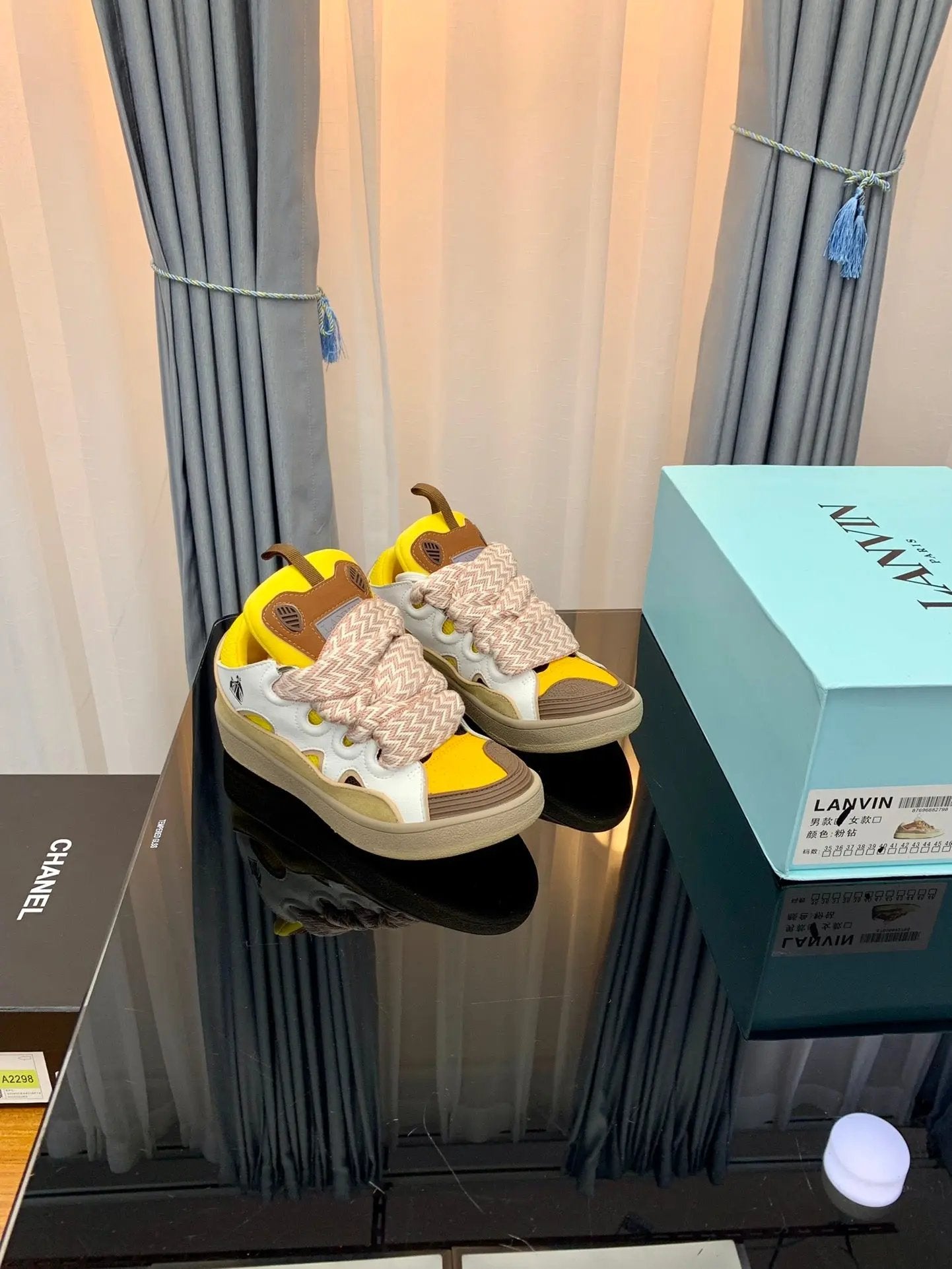 Lanvin Yellow tenisice — straga