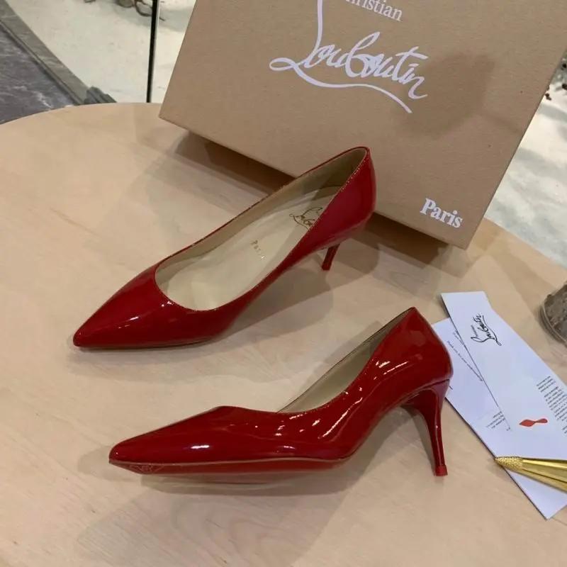 Louboutin High Heels Red tenisice — detalj