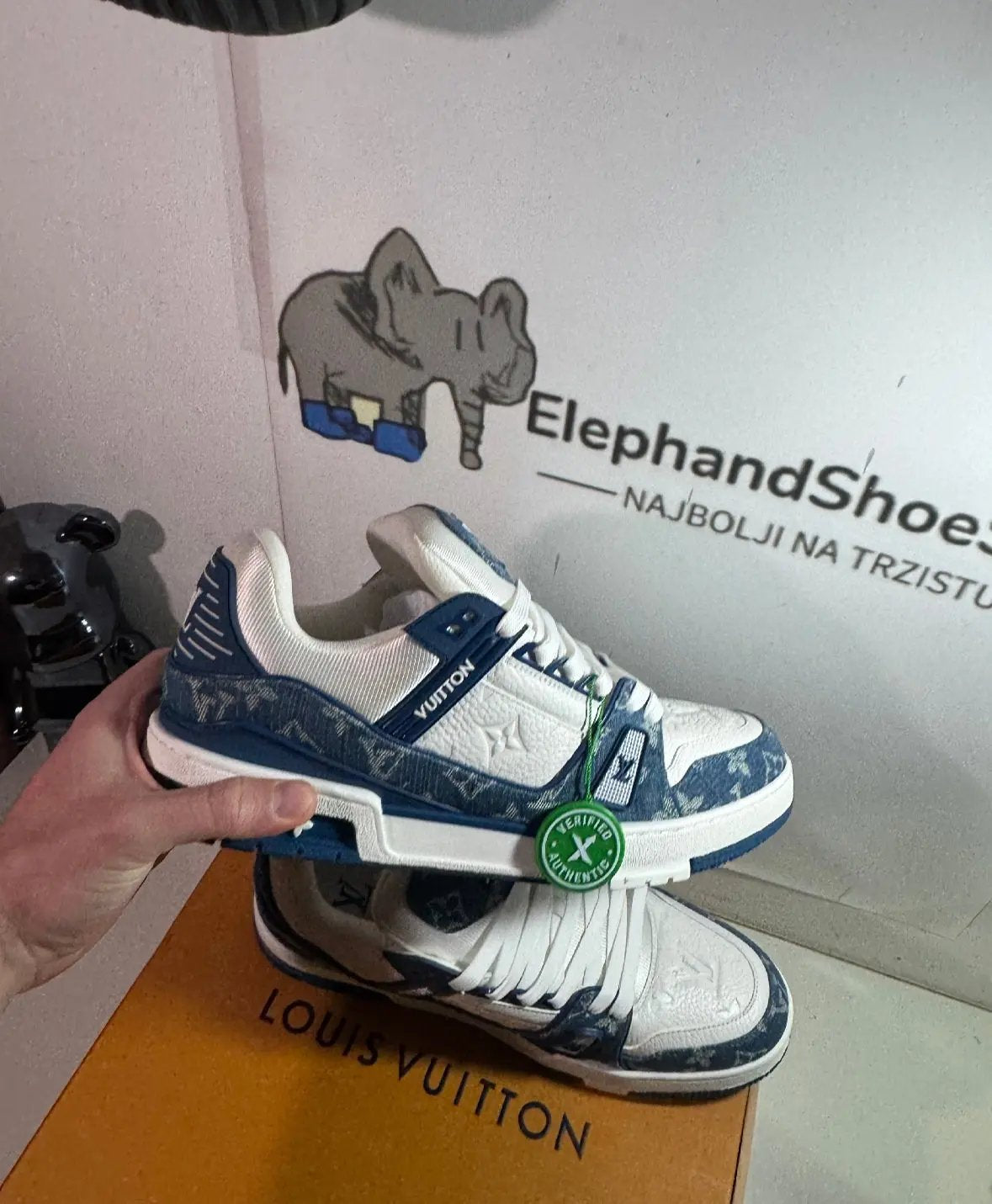 Louis Vuitton Blue Low tenisice — fotografija 6