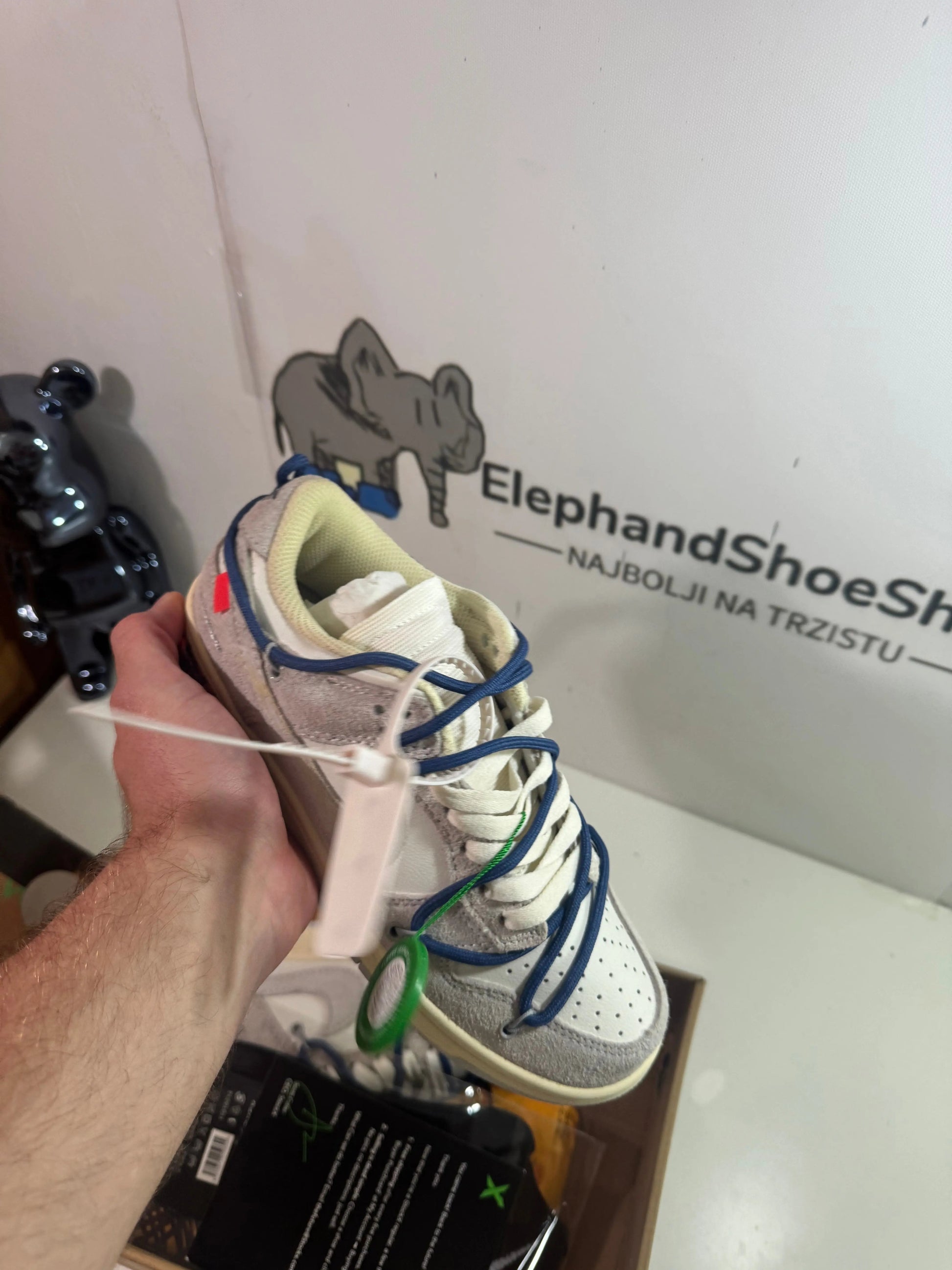 Off White "Lot 18" tenisice — gornji prikaz