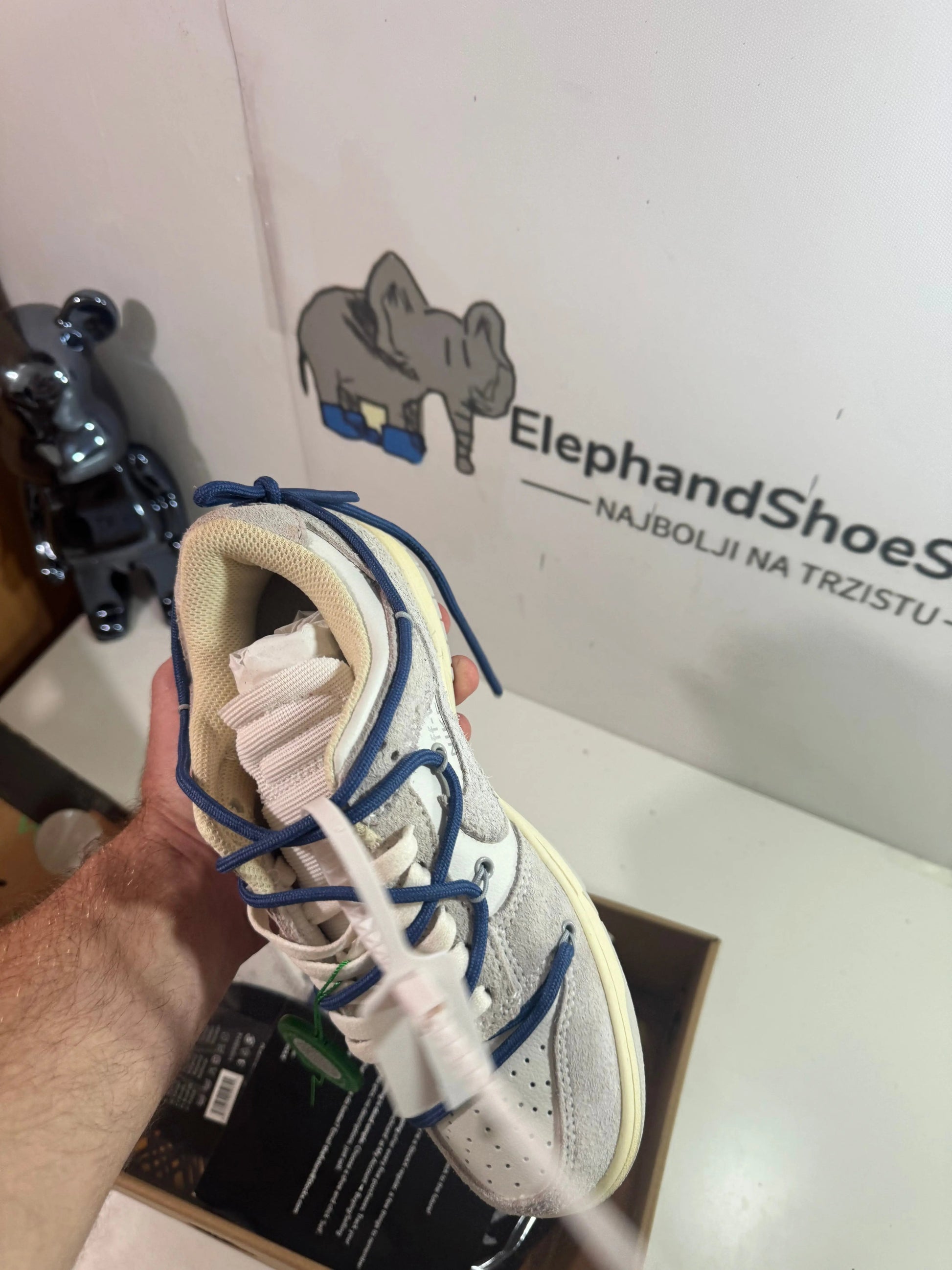 Off White "Lot 18" tenisice — straga