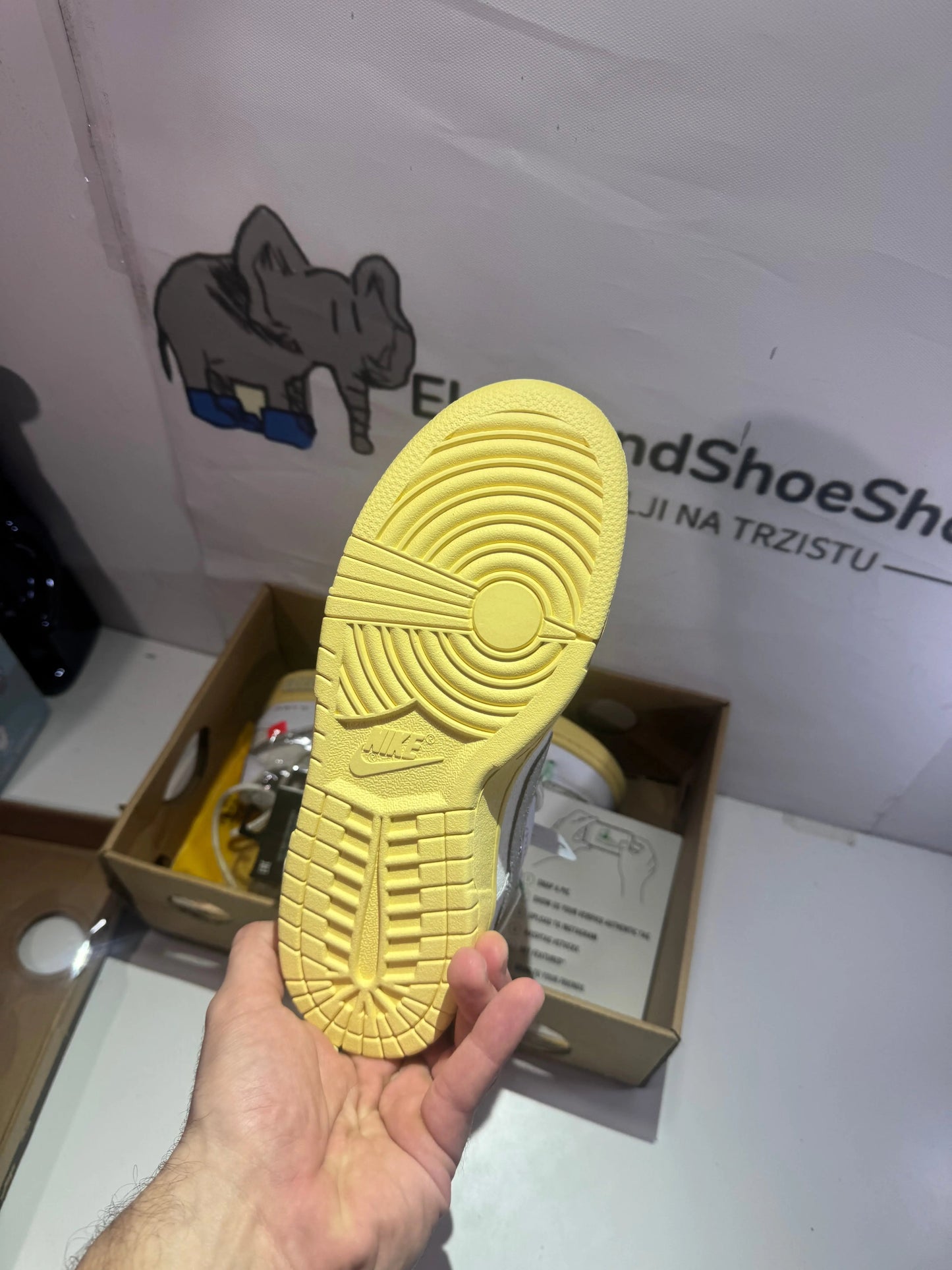 Off White "Lot 1" tenisice — prednji prikaz