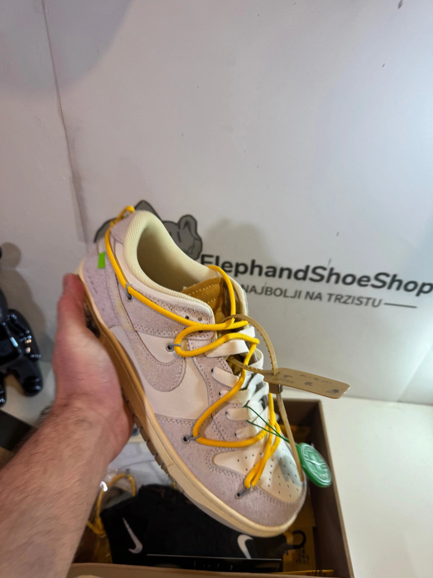Off White "Lot 39" tenisice — straga