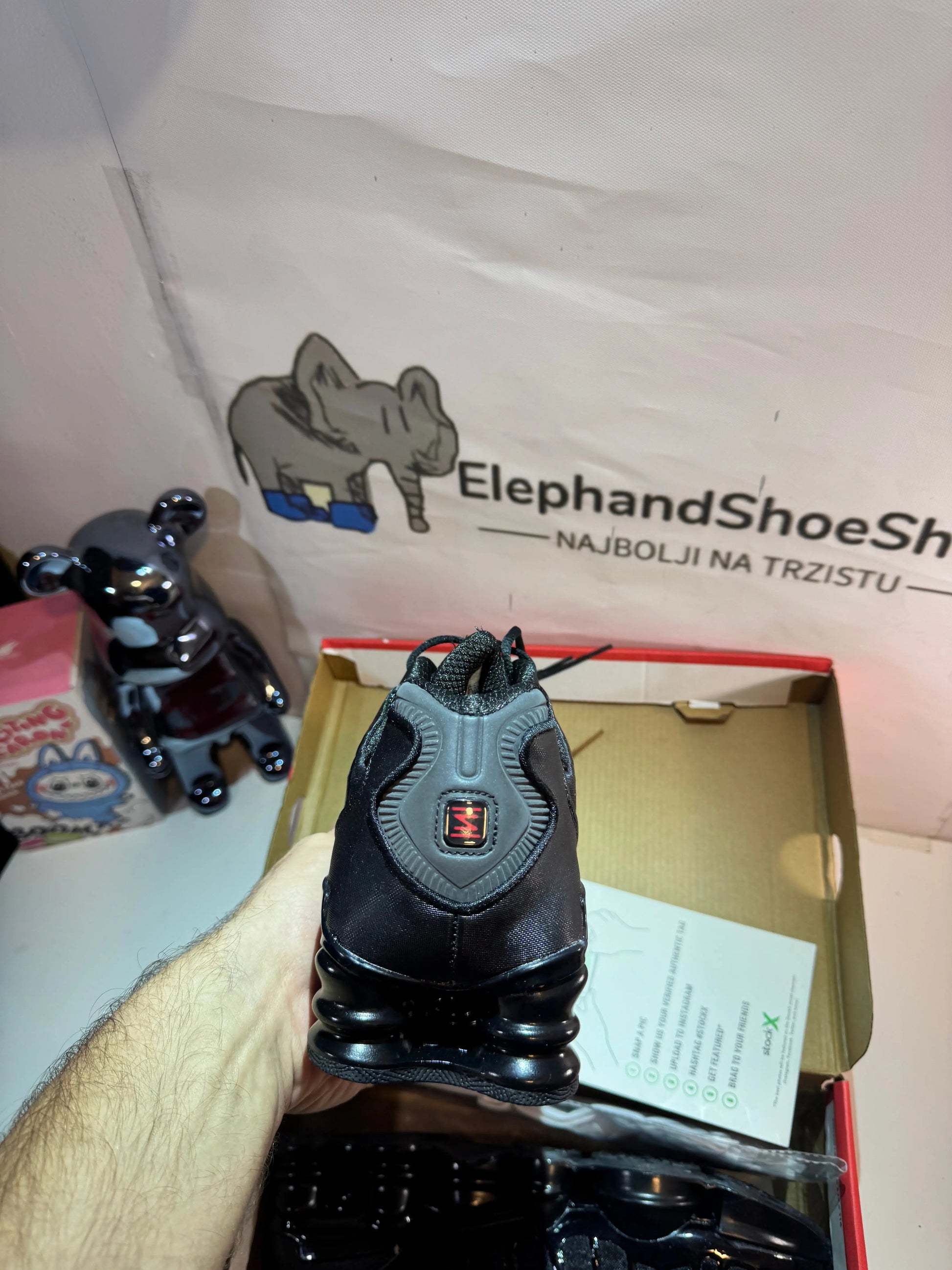 Shox Black tenisice — detalj