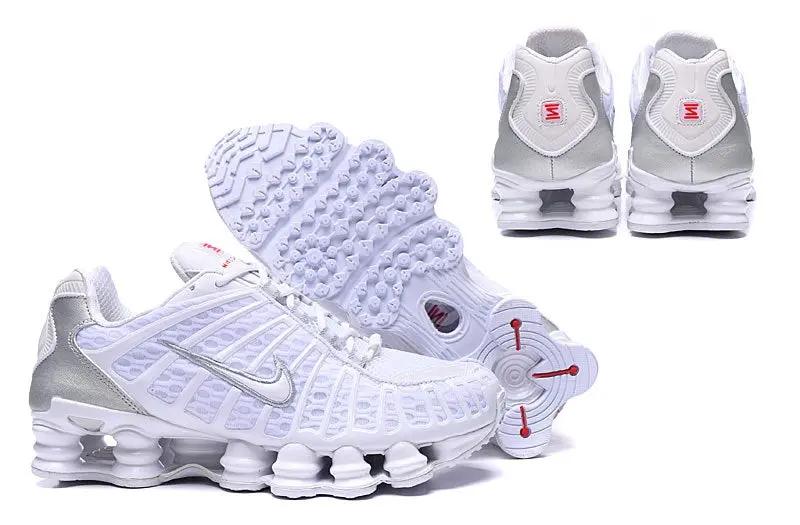 Shox White tenisice — prednji prikaz