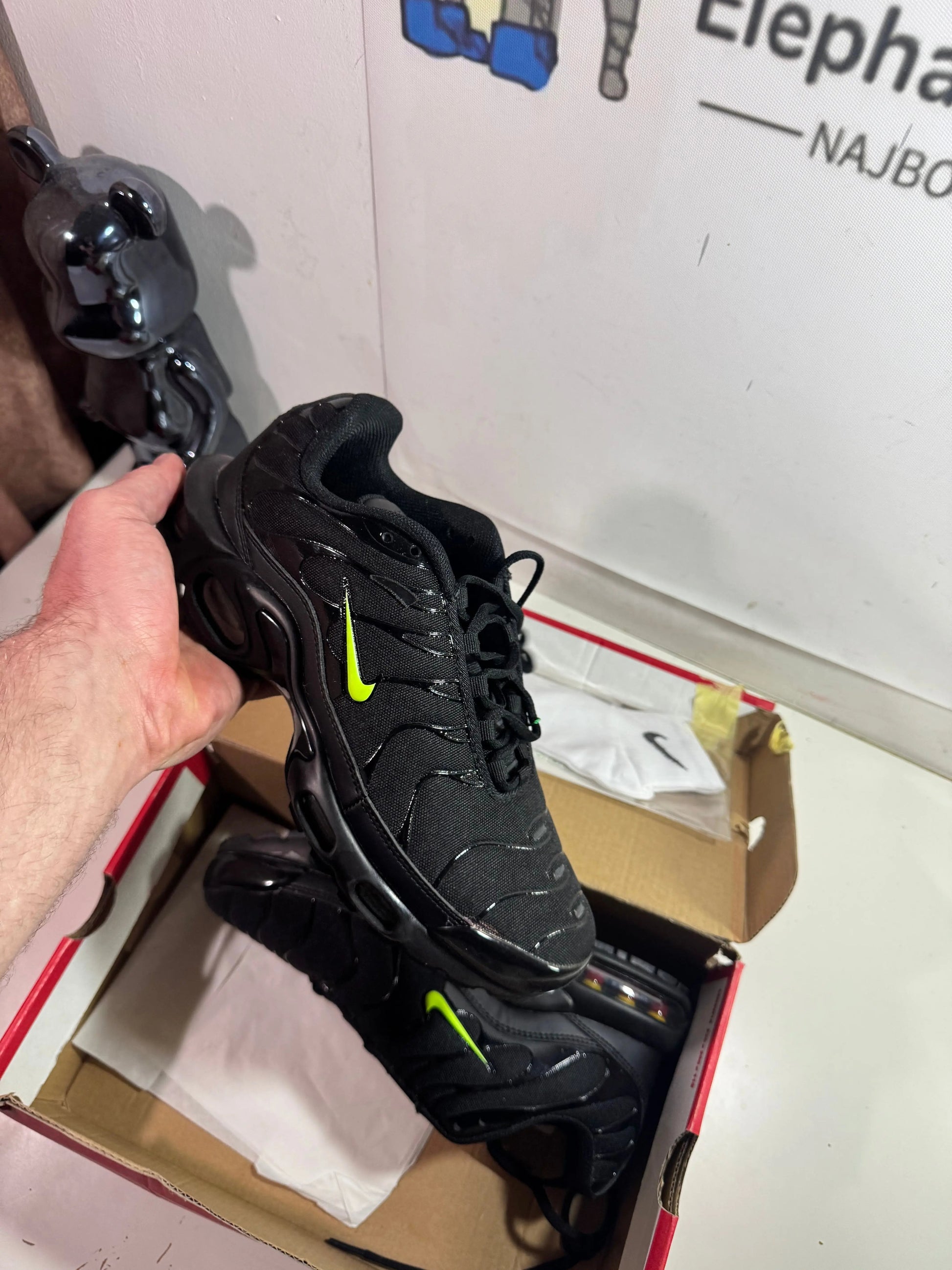 TN Black/Green tenisice — detalj