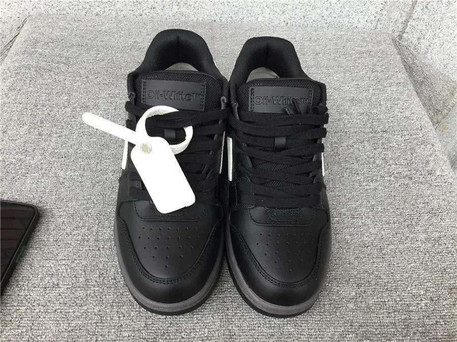 OFF-WHITE out the office Black tenisice — prednji prikaz