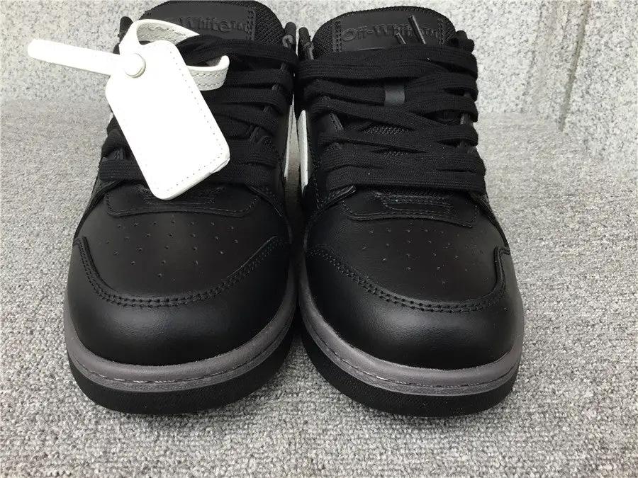 OFF-WHITE out the office Black tenisice — detalj