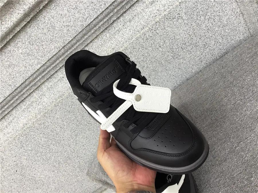 OFF-WHITE out the office Black tenisice — straga