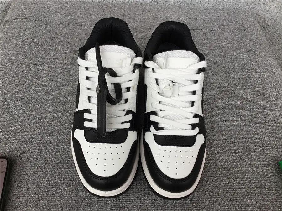 OFF-WHITE out the office Black / White tenisice — prednji prikaz