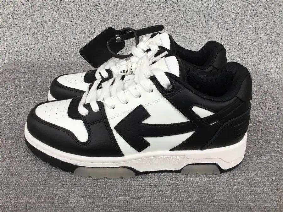 OFF-WHITE out the office Black / White tenisice — straga