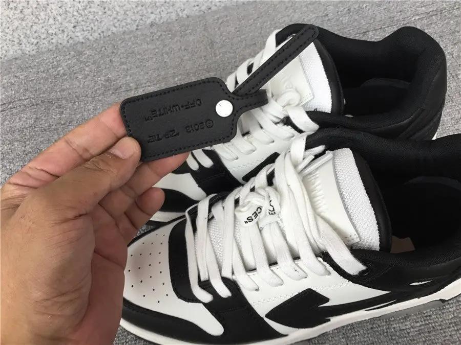 OFF-WHITE out the office Black / White tenisice — fotografija 6