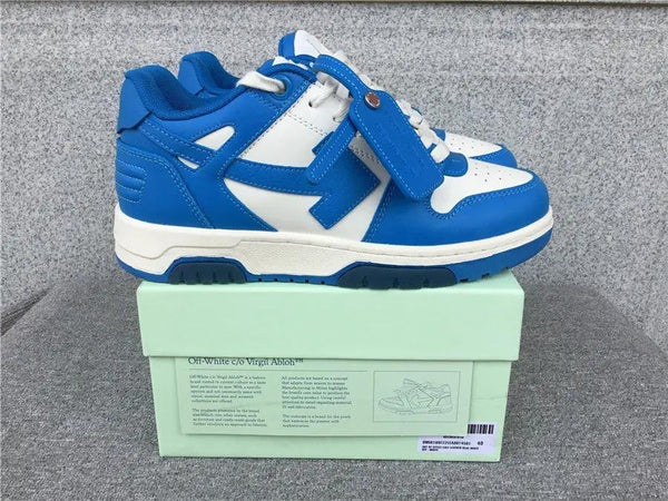 OFF-WHITE out the office Navy Blue tenisice — bočni prikaz