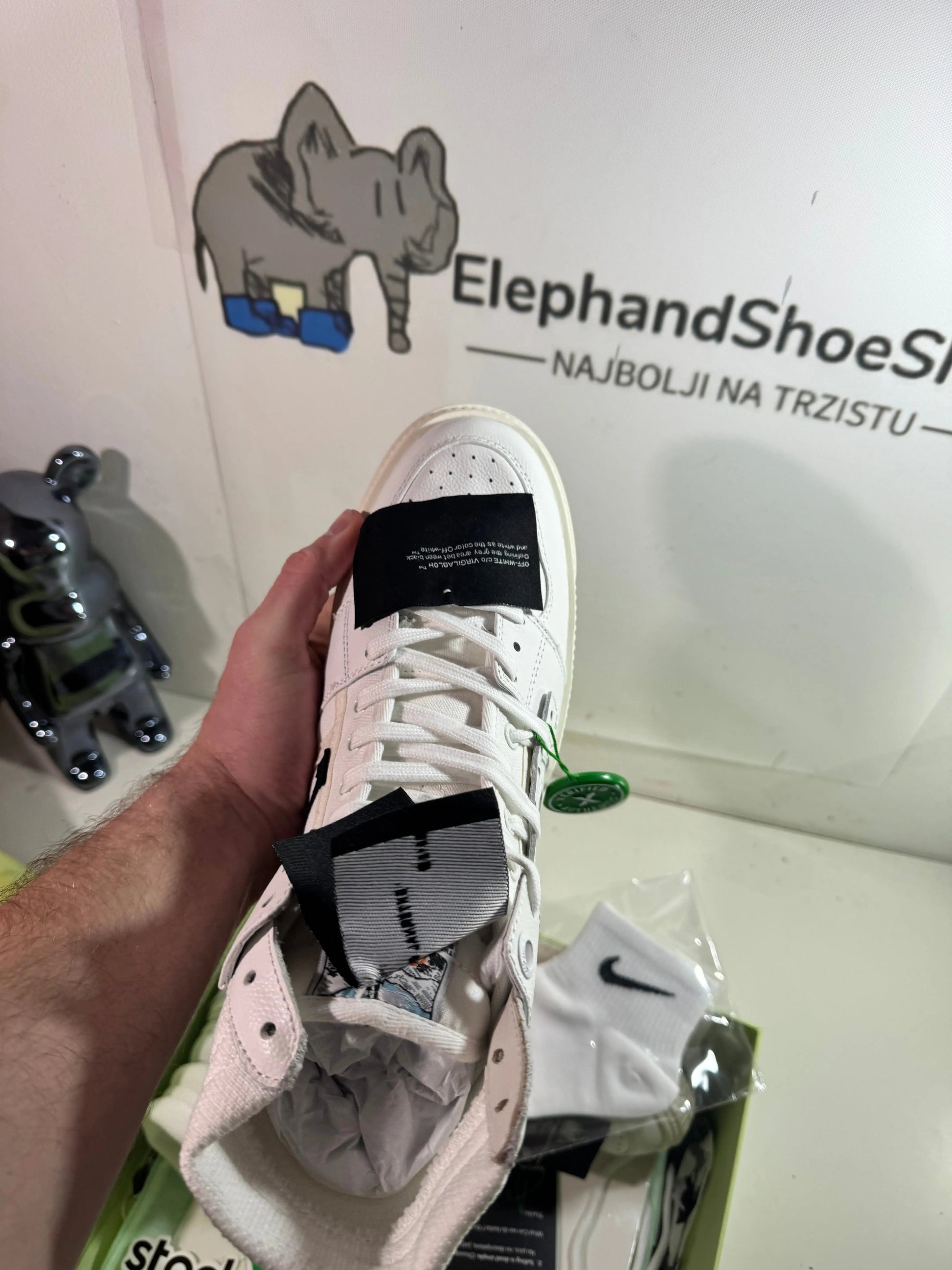 Off White Off Court 3.0 Black Label tenisice — gornji prikaz