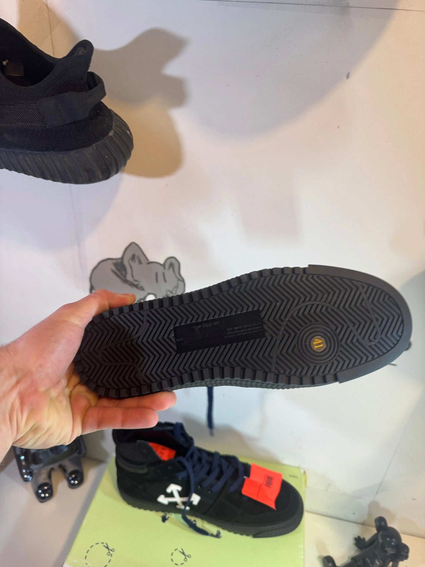 Off White Off Court 3.0 Black tenisice — prednji prikaz