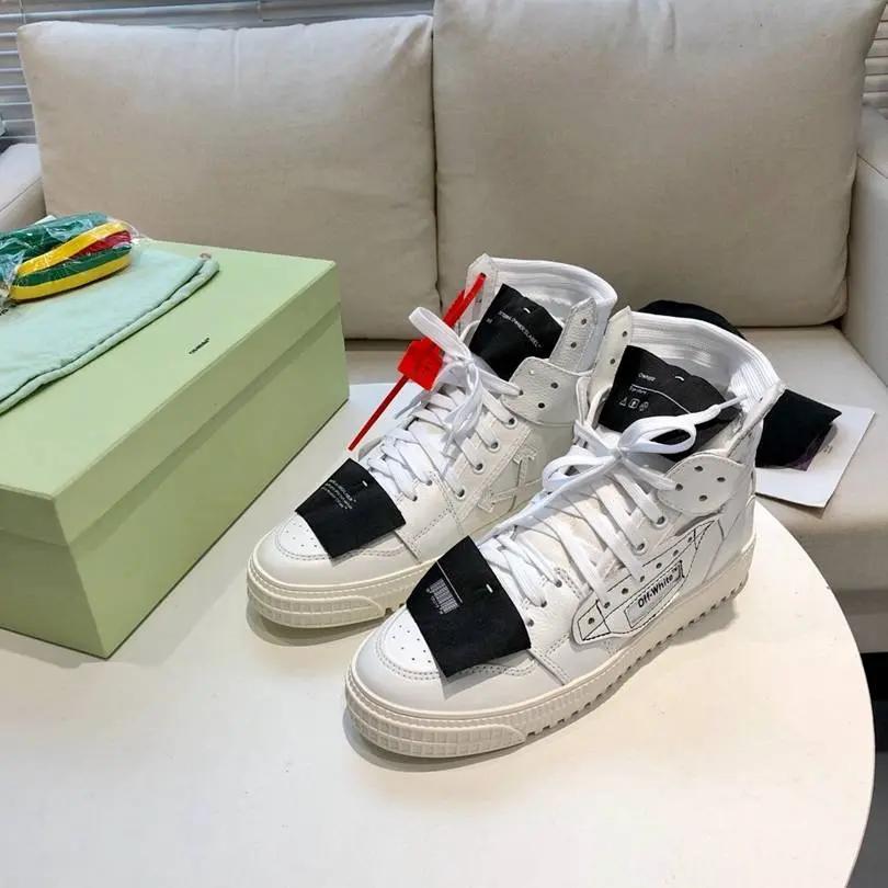 Off-White "Off-Court" 3.0 High-Top Black tenisice — prednji prikaz