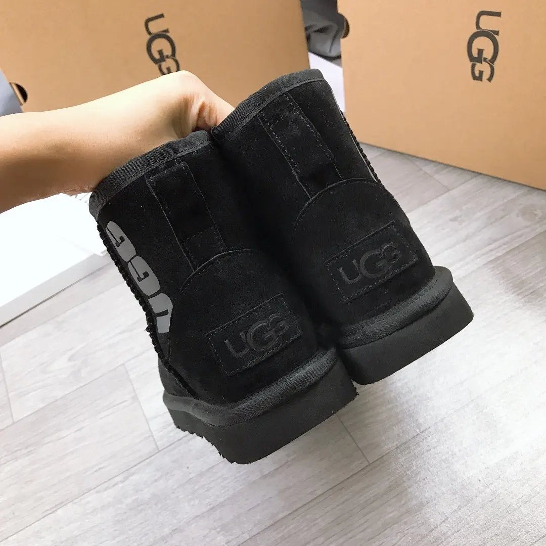 Ugg boots ultra mini black čizme — gornji prikaz