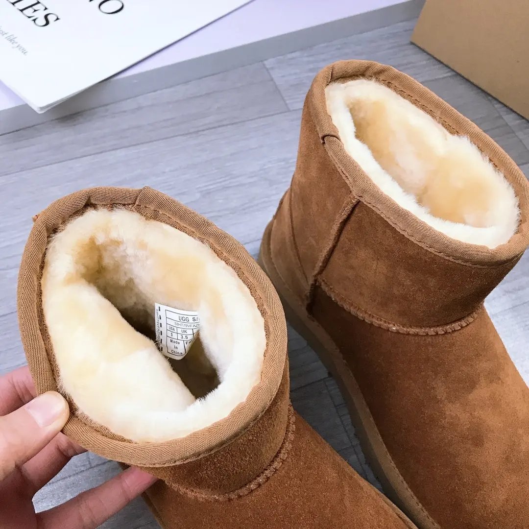 Ugg boots ultra mini brown čizme — prednji prikaz