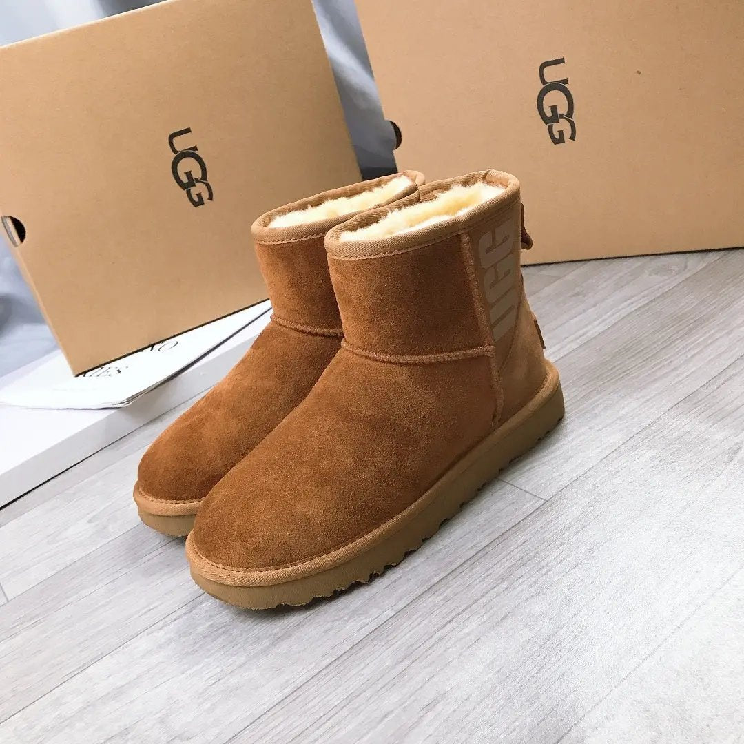 Ugg boots ultra mini brown čizme — straga