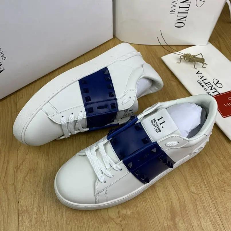 Valentino Low Dark Blue tenisice — prednji prikaz