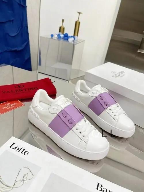 Valentino Low pink tenisice — prednji prikaz