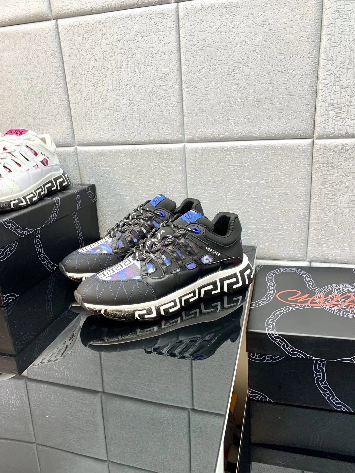 Versace Blue Purple tenisice — fotografija 7