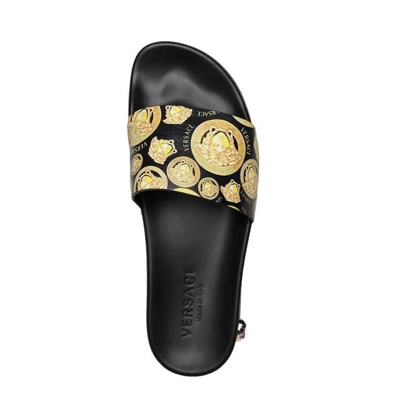 Versace Slides Balck Gold tenisice — gornji prikaz