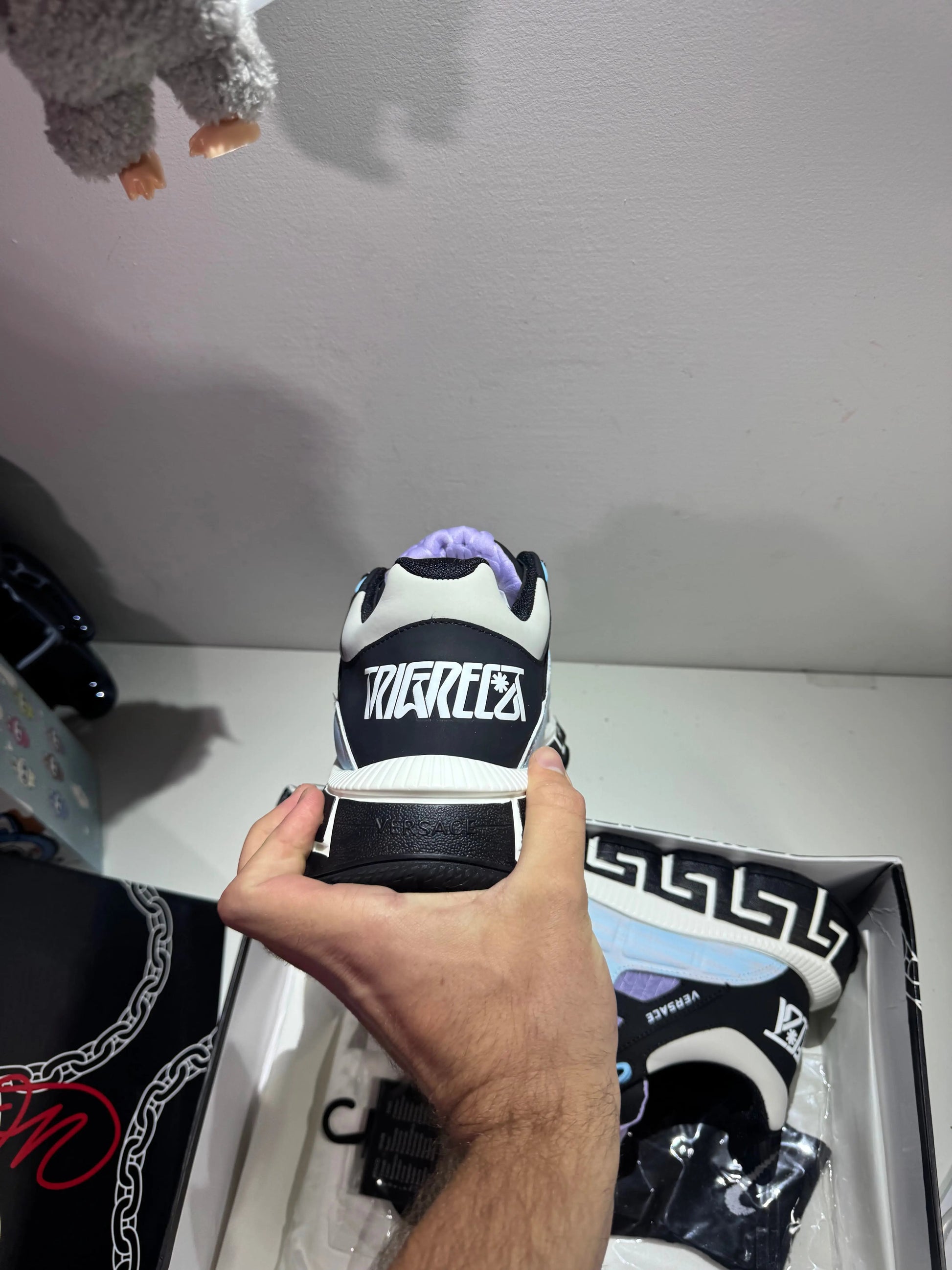 Versace Sneakers Purple tenisice — gornji prikaz