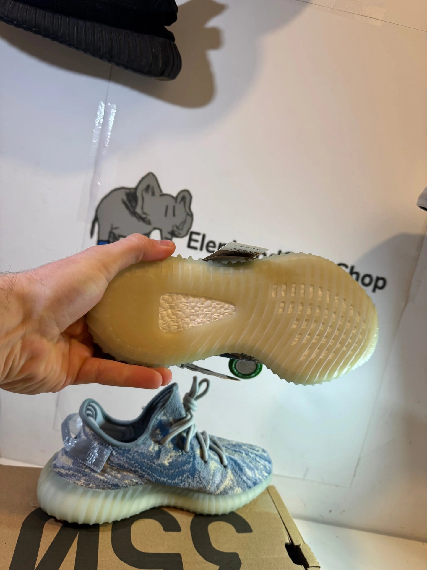 Yeezy Mx Blue tenisice — gornji prikaz