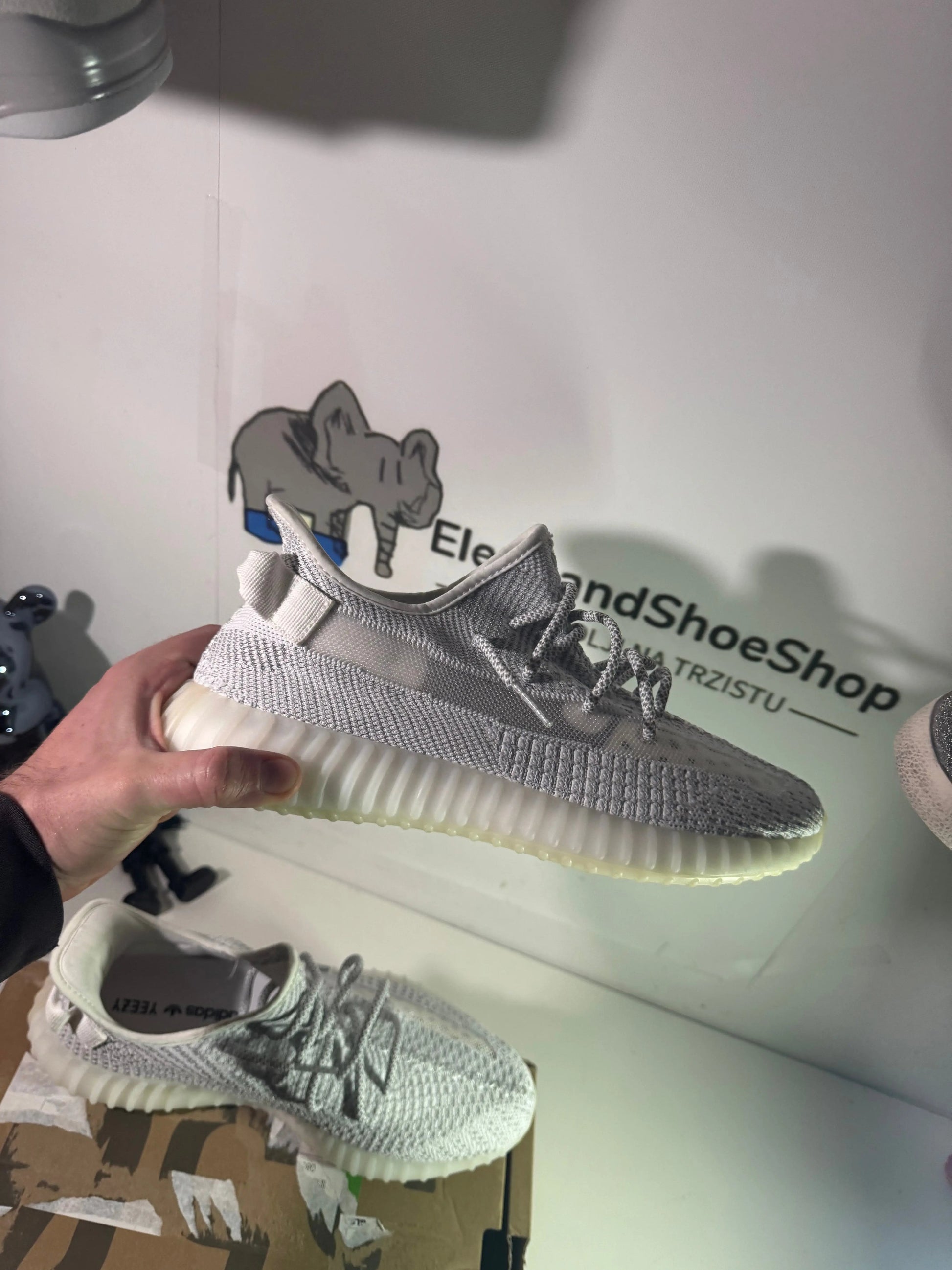 Yeezy Static tenisice — gornji prikaz