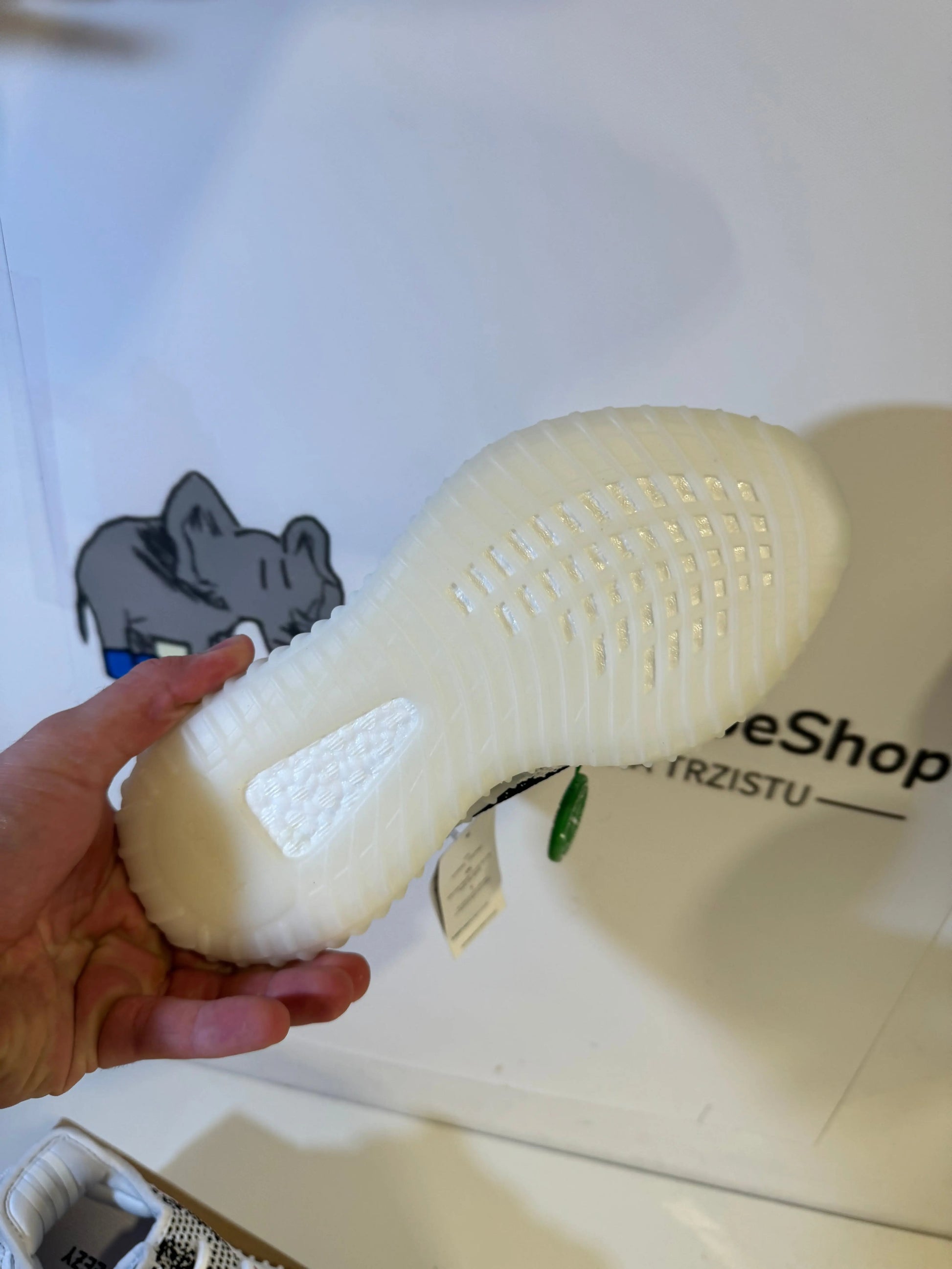 Yeezy Zebra tenisice — gornji prikaz