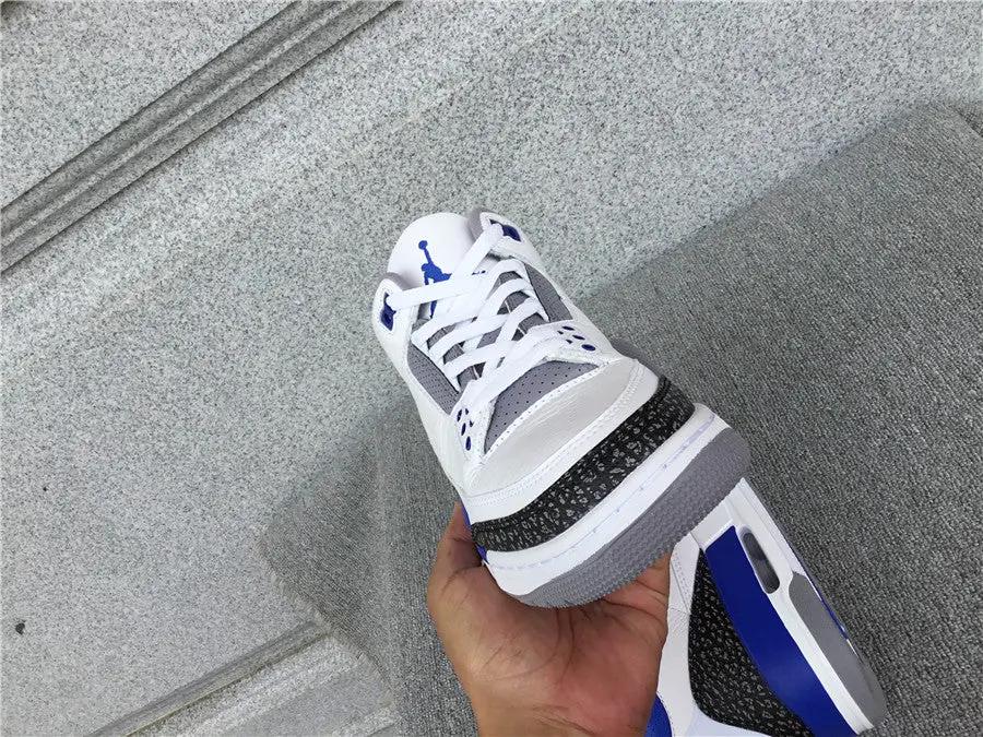 Jordan 3 Racer Blue tenisice — straga