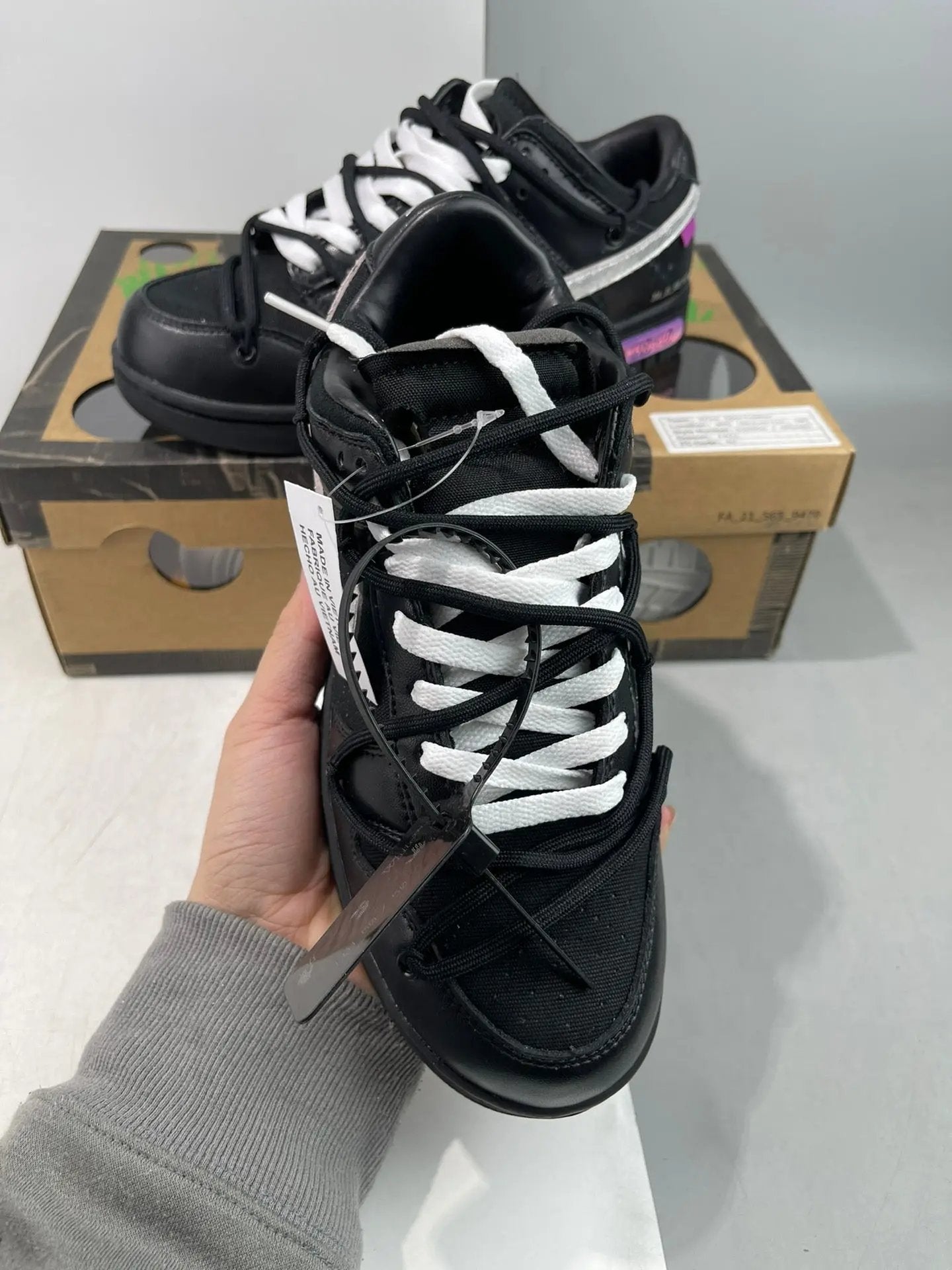 Off White Dunk "lot 50" tenisice — prednji prikaz