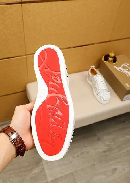 Louboutin White tenisice — prednji prikaz