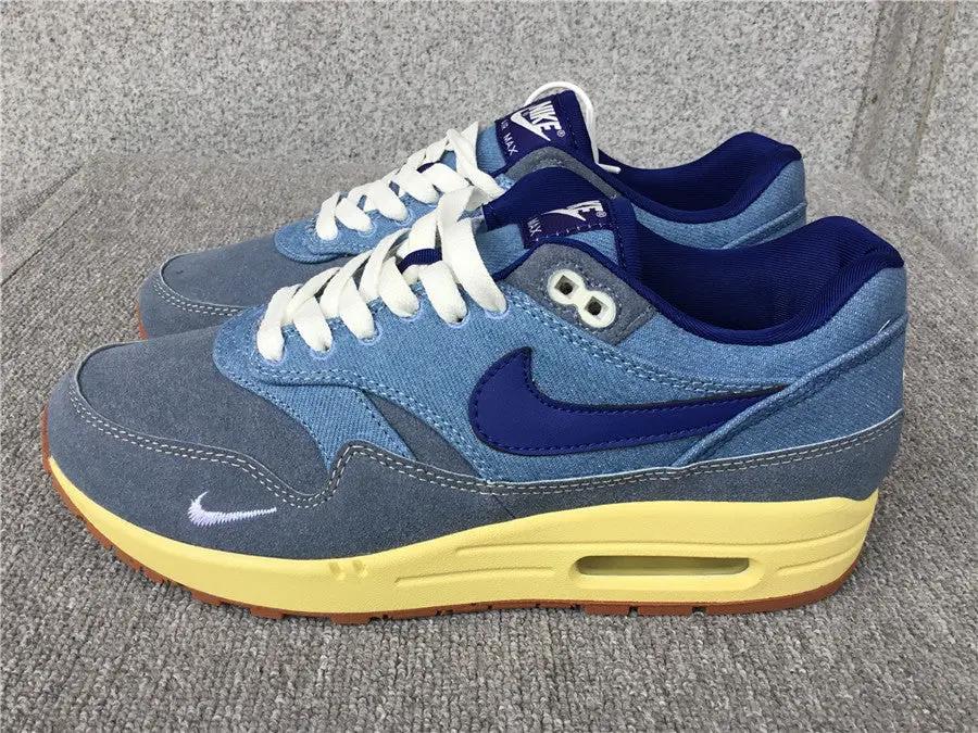 Air Max 1Blue tenisice — straga
