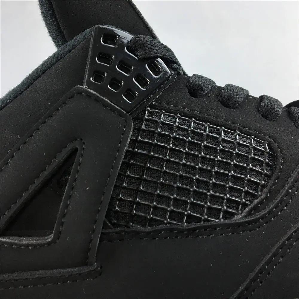 Air Jordan 4 "Black Cat" tenisice — straga